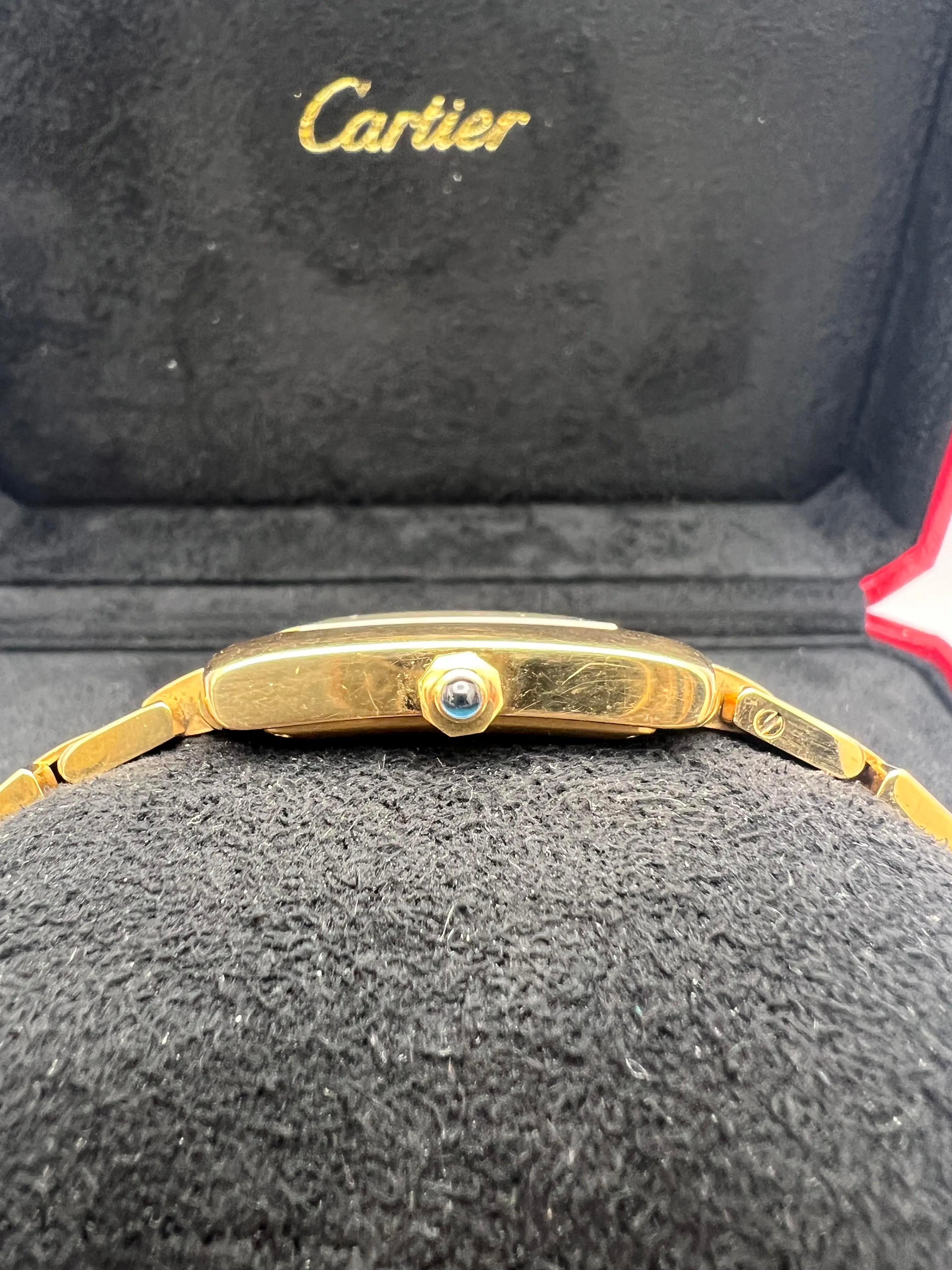 Cartier Tank Francaise Large Oro giallo 18 carati W50001R2 Scatola dell'orologio automatico in vendita 4