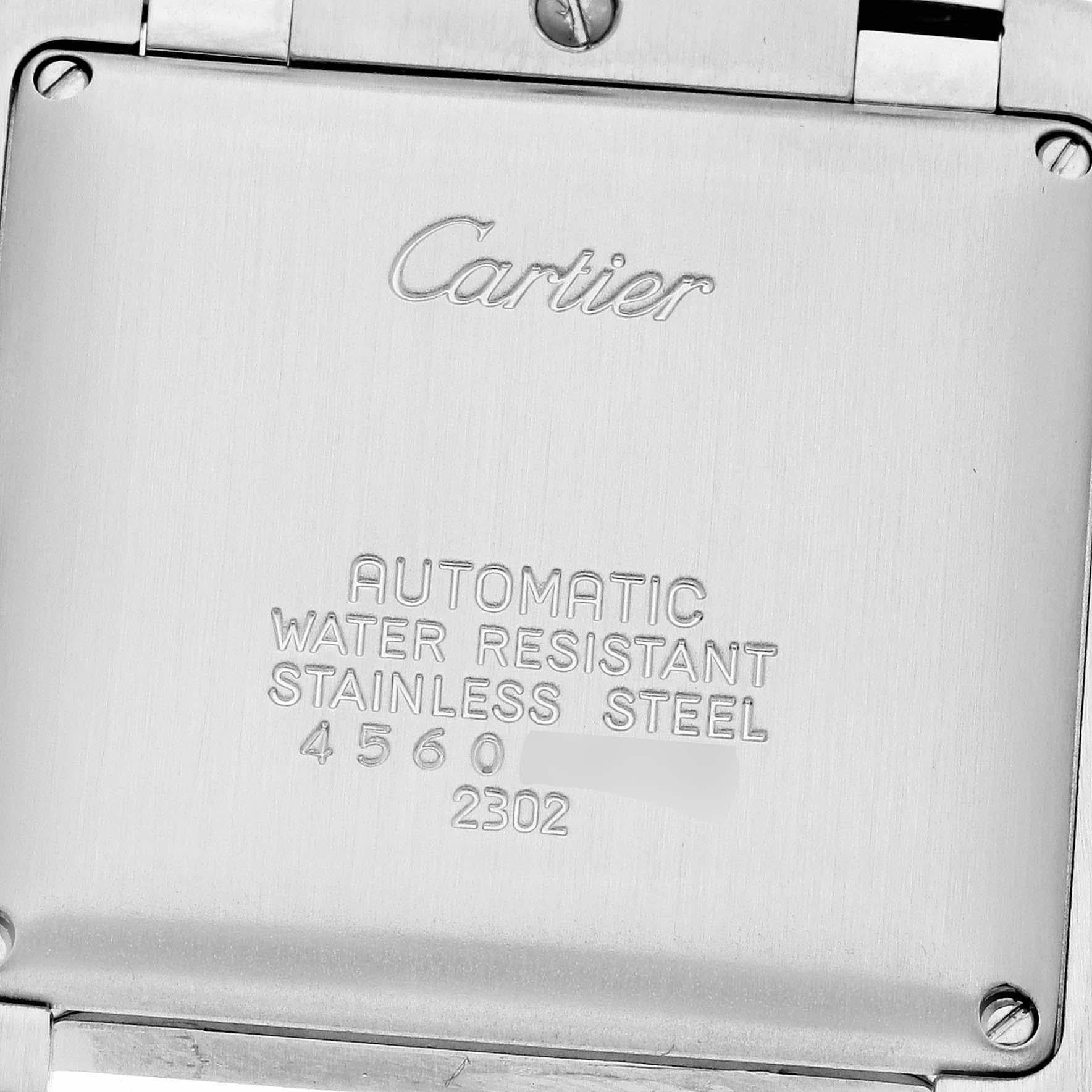 Cartier, grande montre automatique Tank Francaise en acier pour hommes W51002Q3 1