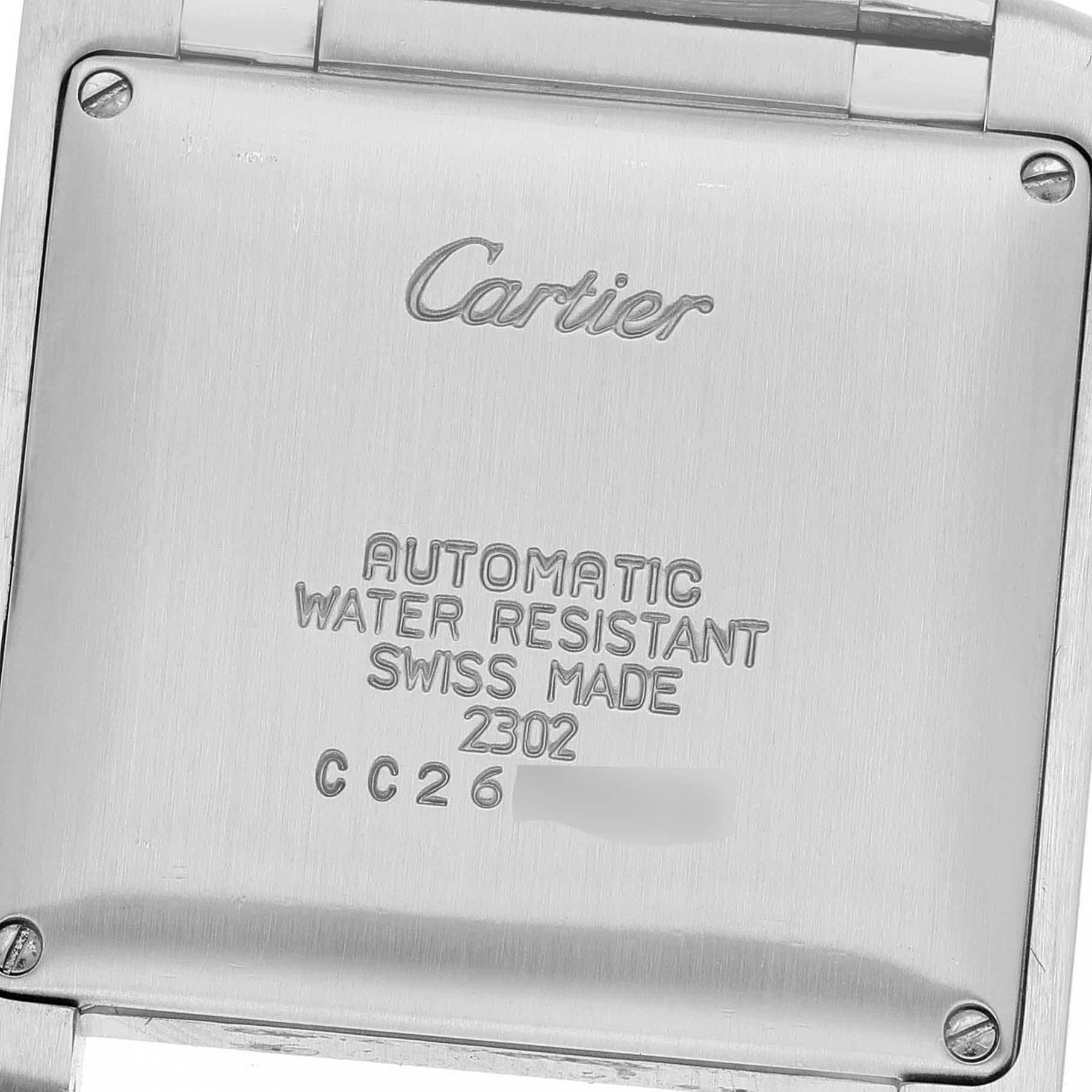 Cartier: Große Herrenuhr Tank Francaise aus Automatikstahl, W51002Q3 3