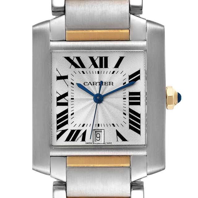 Cartier Tank Francaise Large Automatic - 3 For Sale on 1stDibs