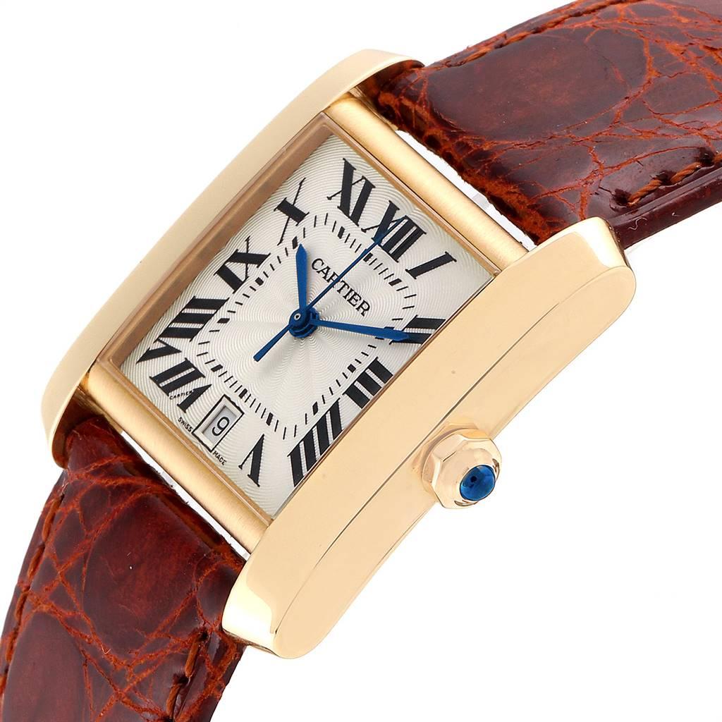 Cartier Tank Francaise Large Yellow Gold Automatic Men's Watch W5000156 1
