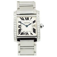 Cartier Tank Française Medium Stainless Steel Watch in Stock