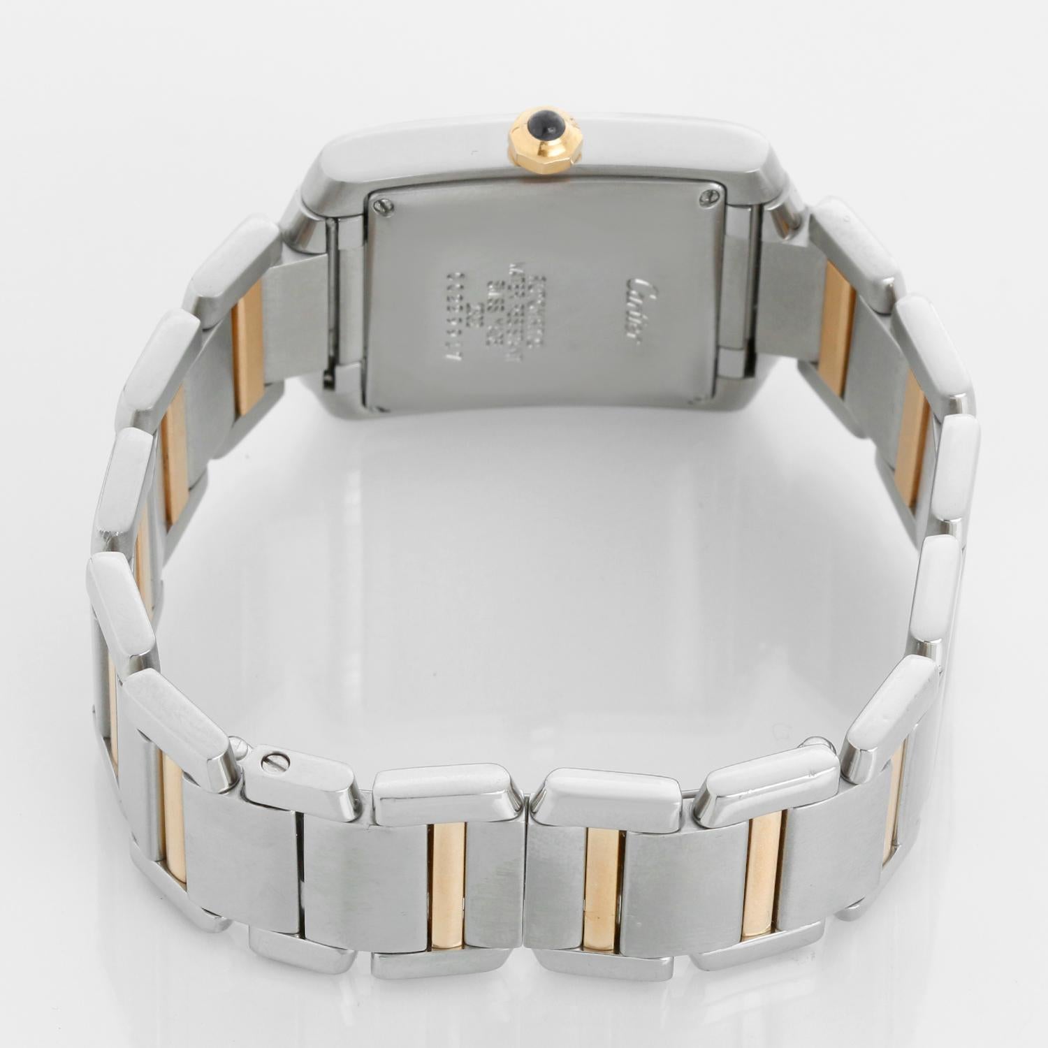 Montre automatique 2 tons acier et or W51005Q4 2302 pour hommes Cartier Tank Francaise Unisexe en vente