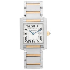 Cartier Tank Francaise - Montre bicolore pour hommes W51005Q4