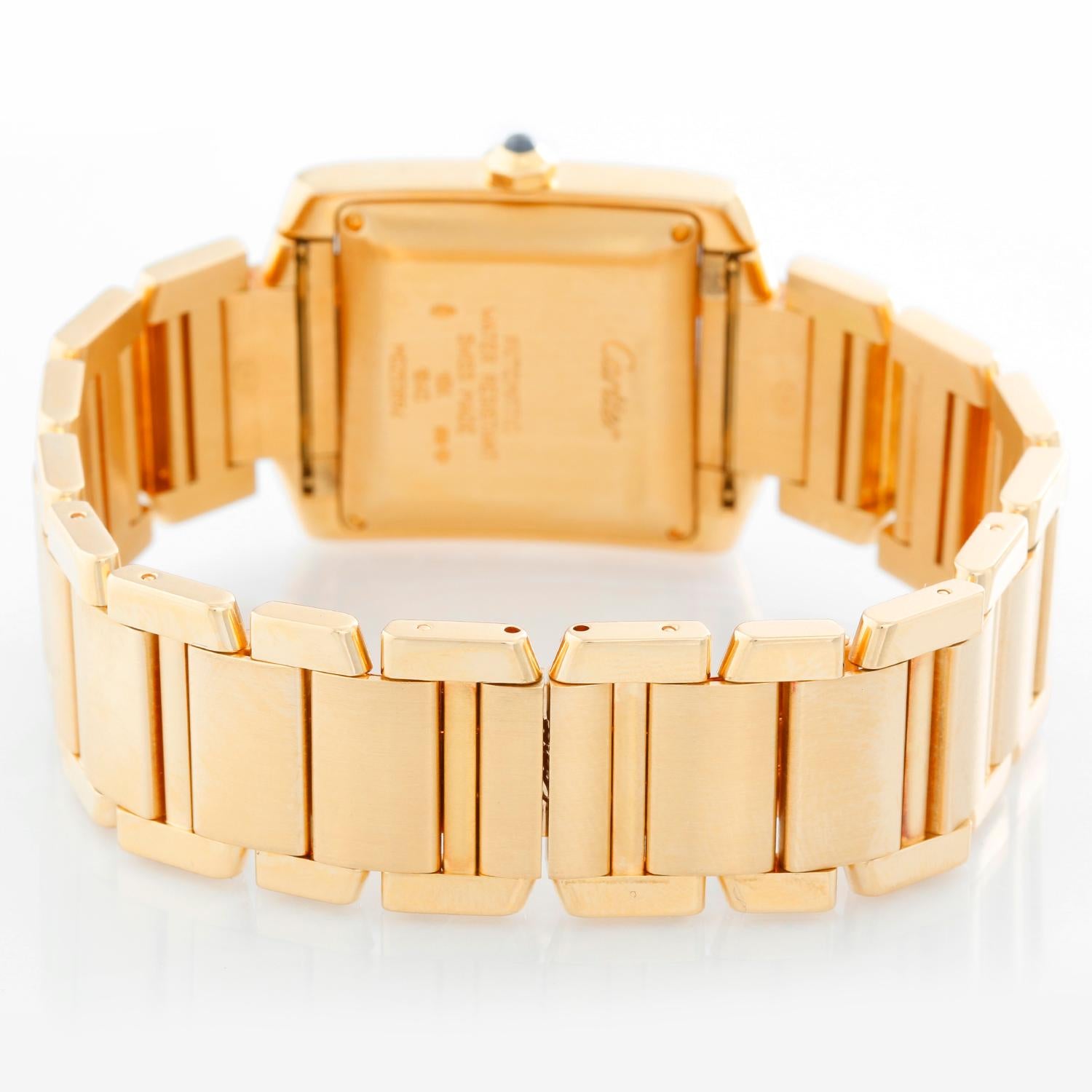 Cartier Tank Francaise Men's Automatic Watch In Excellent Condition In Dallas, TX