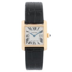 Cartier Tank Francaise Midsize 18k Yellow Gold Men's/Ladies Watch W50014N2