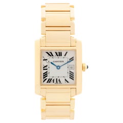 Cartier Tank Francaise Midsize 18k Yellow Gold Men's/Ladies Watch W50014N2