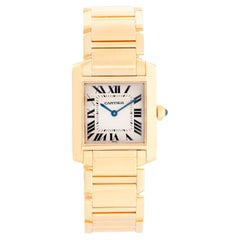 Cartier Tank Francaise Midsize 18k Yellow Gold Watch W50003N2 1821