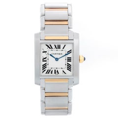 Cartier Tank Francaise Midsize 2-Tone Steel & Gold Watch W51006Q4