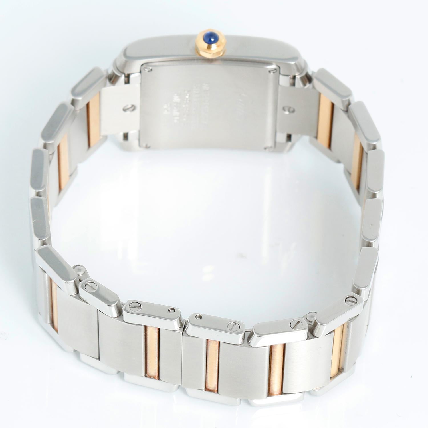 Women's or Men's Cartier Tank Francaise Midsize 2- Tone  Watch W2TA0003 3751