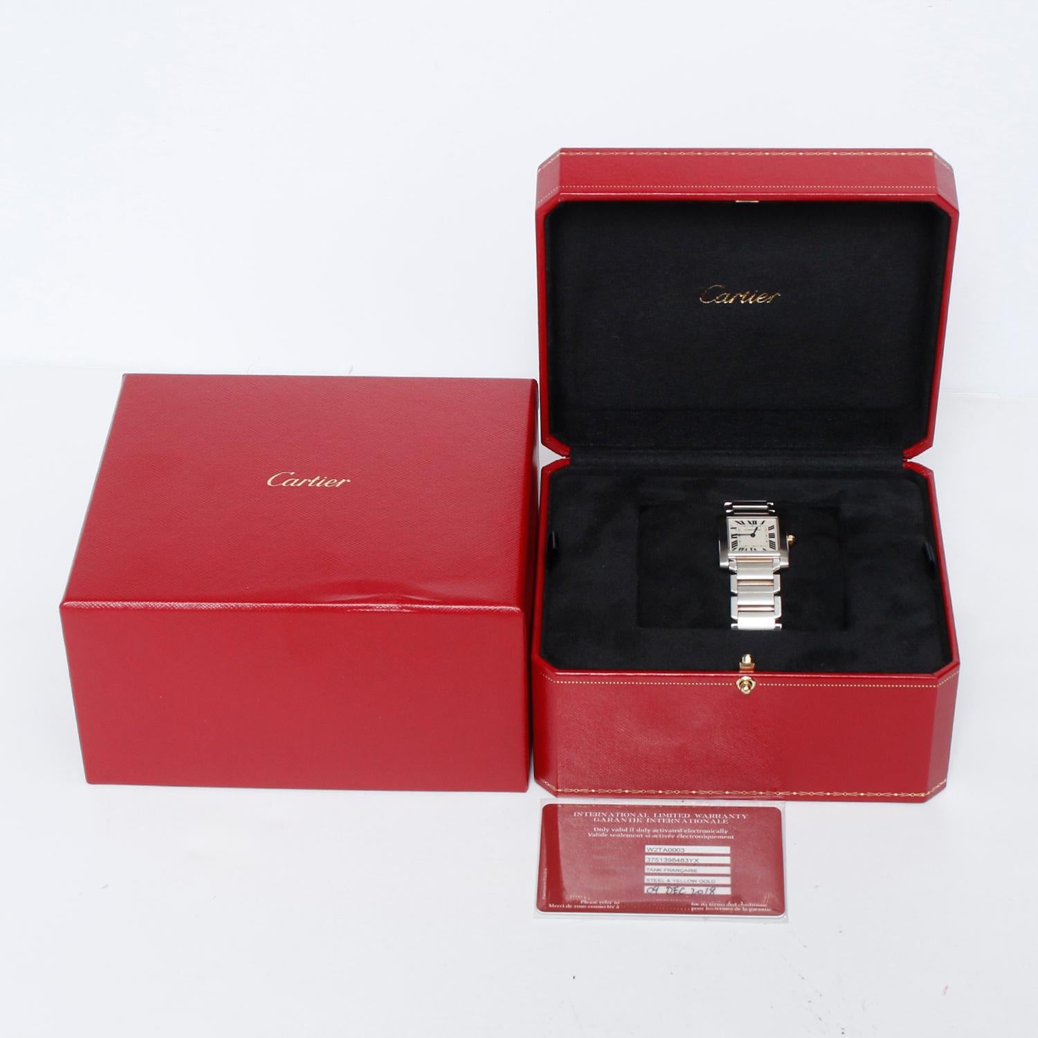 Cartier Tank Francaise Midsize 2- Tone  Watch W2TA0003 3751 2