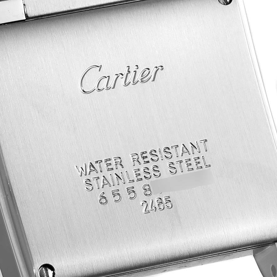 Cartier Tank Francaise Midsize Silver Dial Mens Watch W51011Q3 For Sale 1