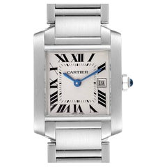 Cartier Tank Francaise Midsize Silver Dial  W51011Q3