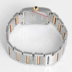Cartier Tank Francaise Midsize Men's or Ladies 2-Tone Steel & Gold Watch W51006Q