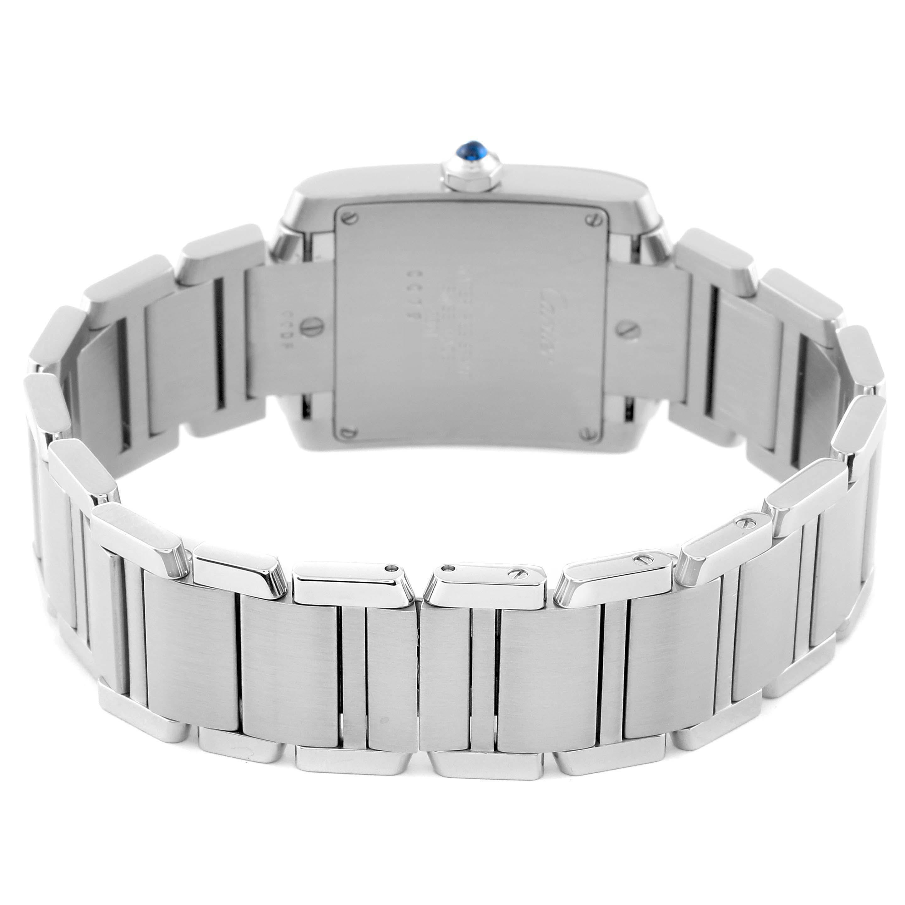 Cartier Tank Francaise Midsize Silver Dial Ladies Watch W51003Q3 2