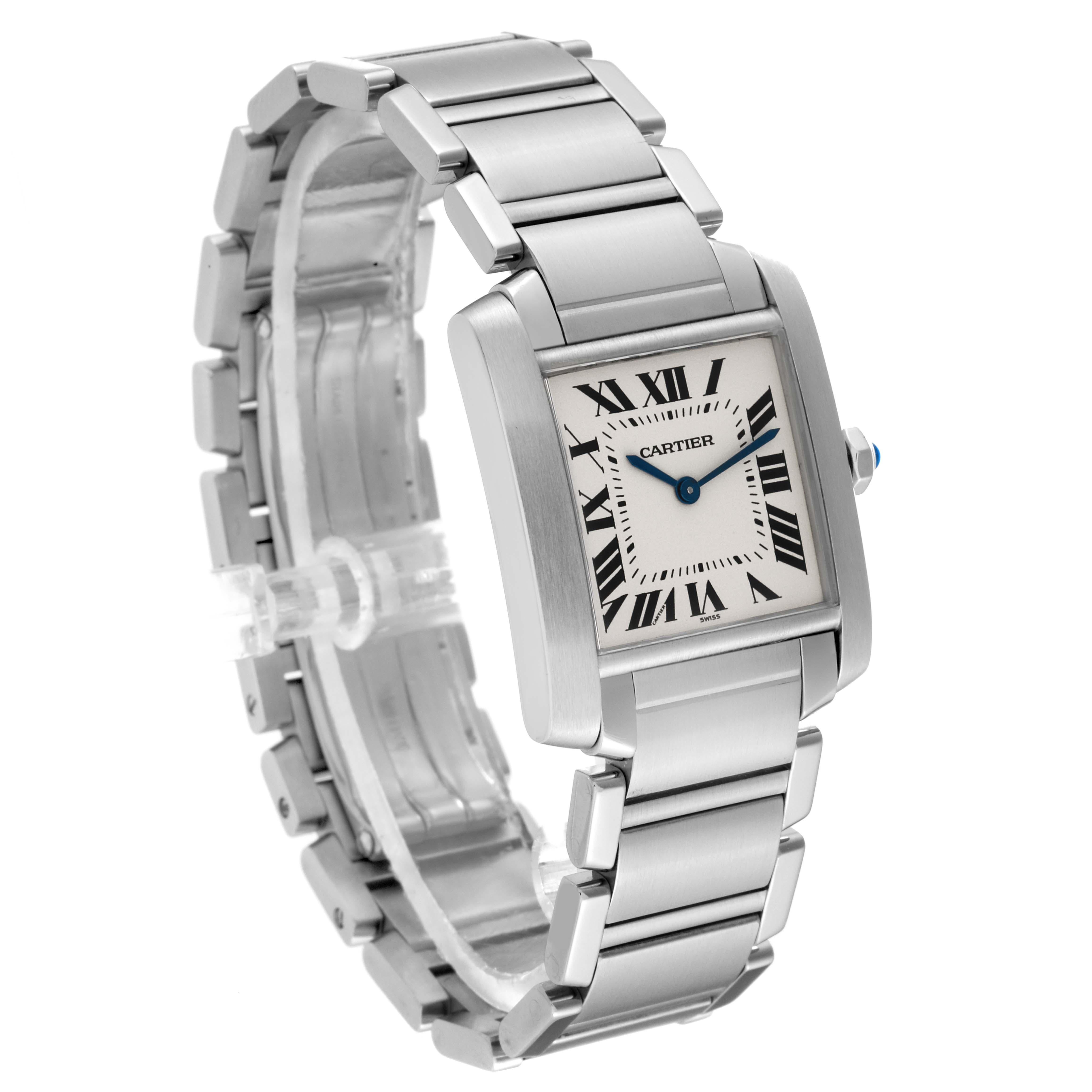 Cartier Tank Francaise Midsize Silver Dial Ladies Watch W51003Q3 4