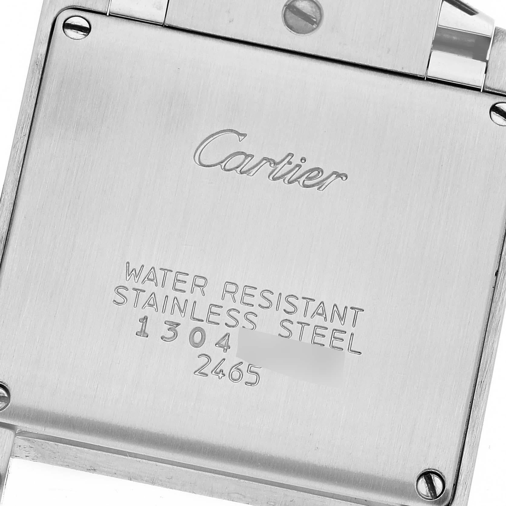 Cartier Tank Francaise Midsize Silver Dial Steel Ladies Watch W51003Q3 en vente 2