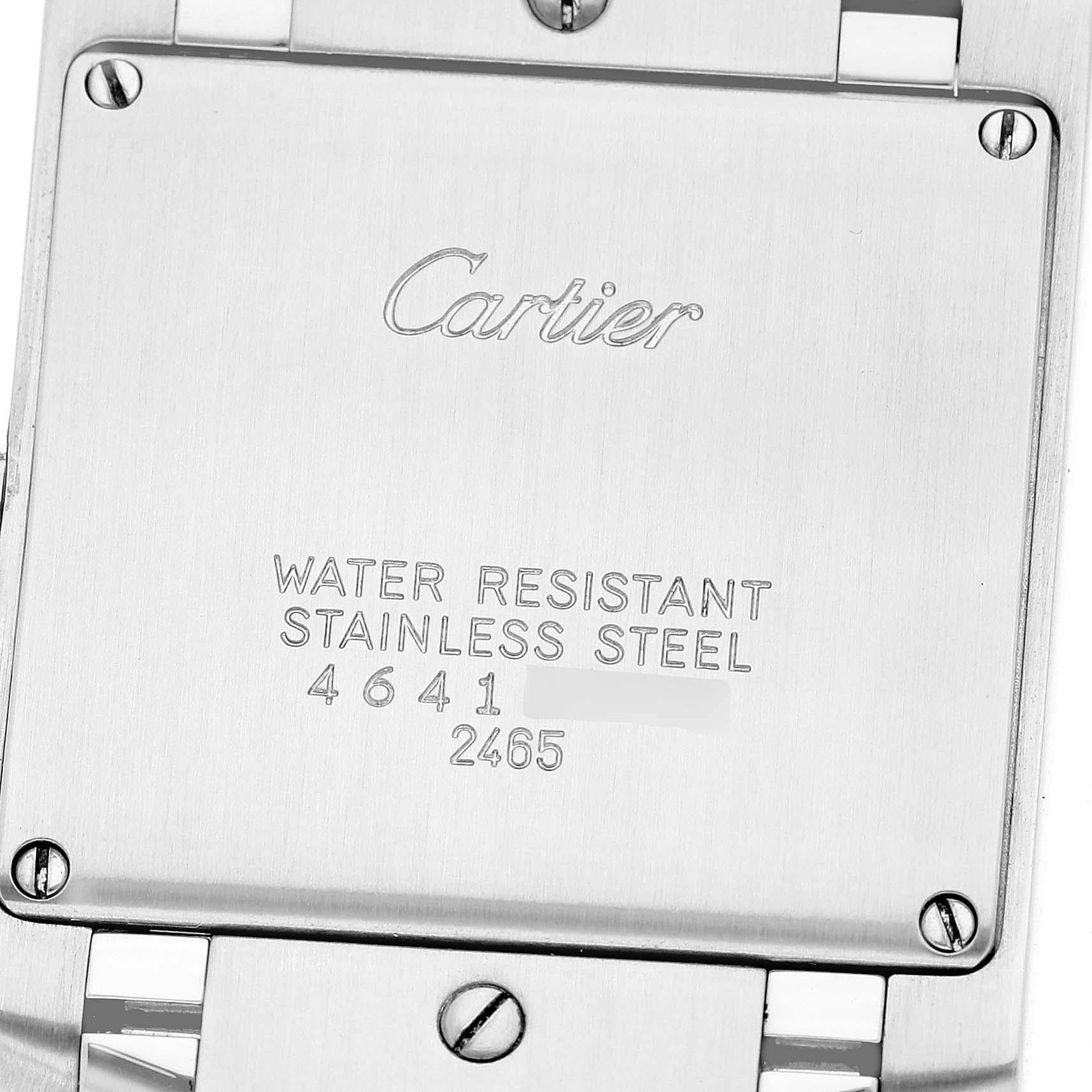 Cartier Tank Francaise Midsize Silver Dial Steel Ladies Watch W51003Q3 2