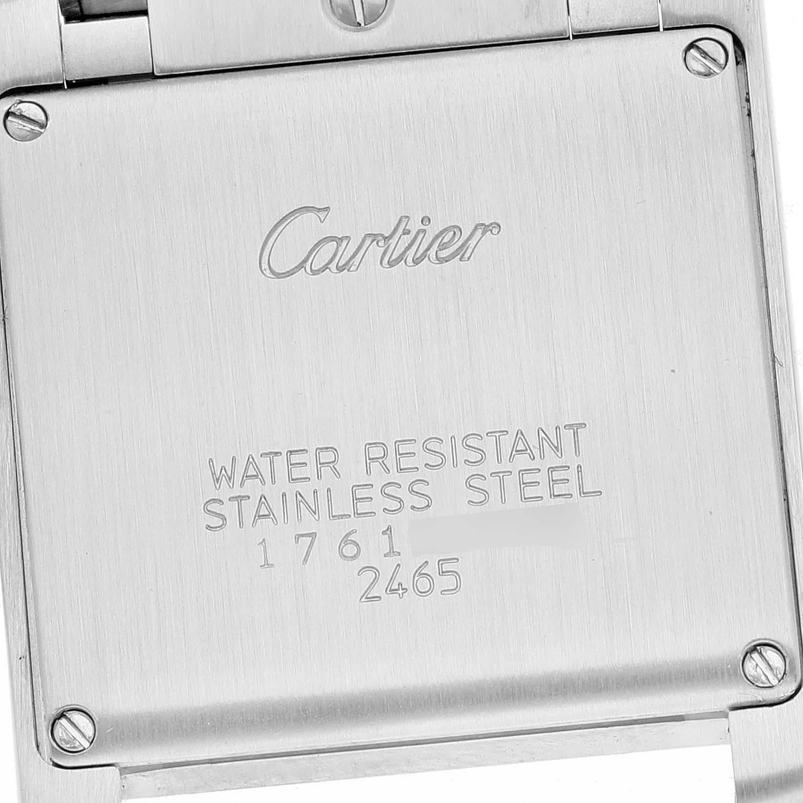 Cartier Tank Francaise Midsize Silver Dial Steel Ladies Watch W51011Q3 2