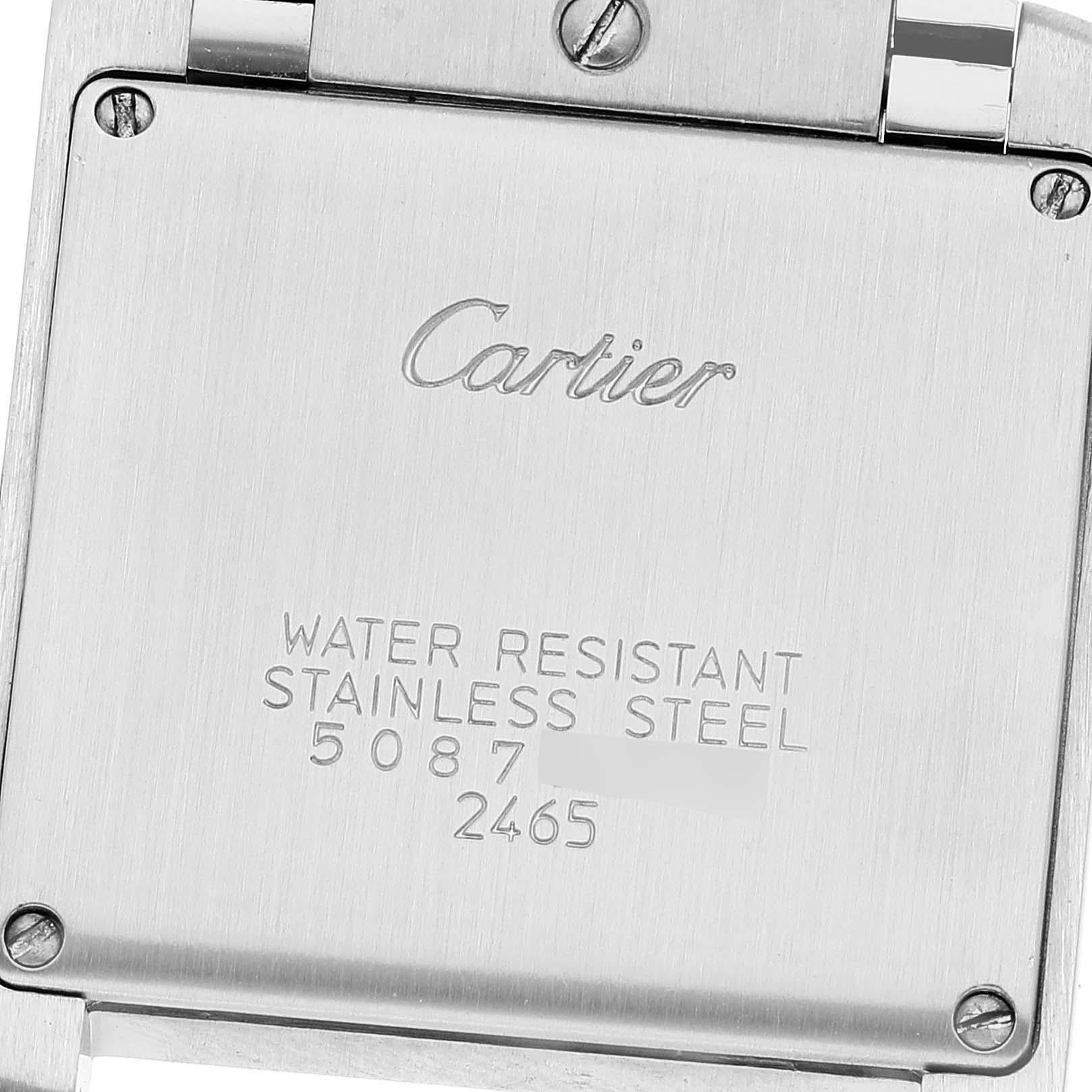 Women's Cartier Tank Francaise Midsize Silver Dial Steel Ladies Watch W51011Q3 For Sale