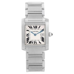 Cartier Tank Francaise Midsize Stainless Steel Watch 2465