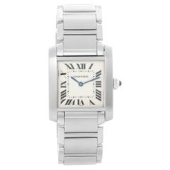 Cartier Tank Francaise Midsize Stainless Steel Watch W51003Q3 2301
