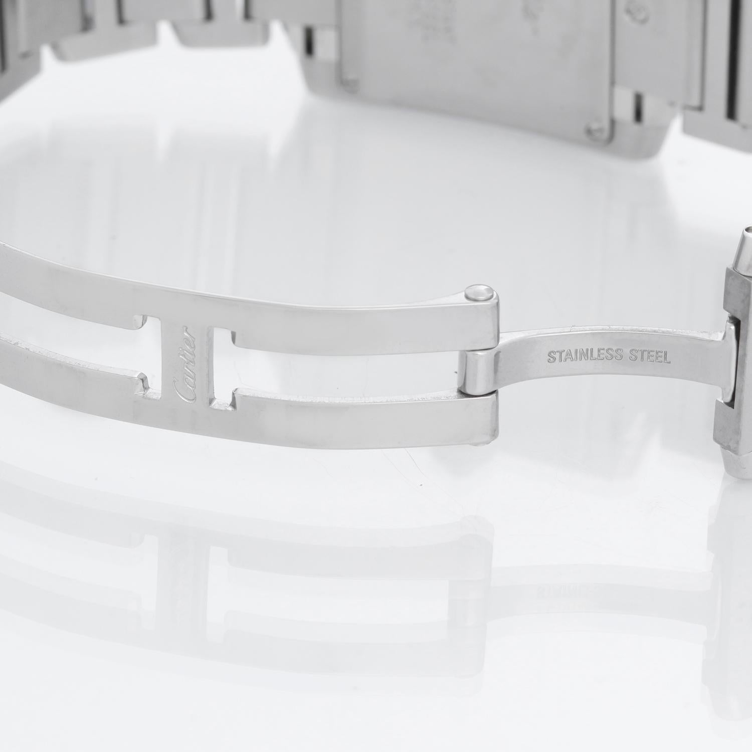 Cartier Tank Francaise Midsize Stainless Steel Watch W51011Q3 2465 2