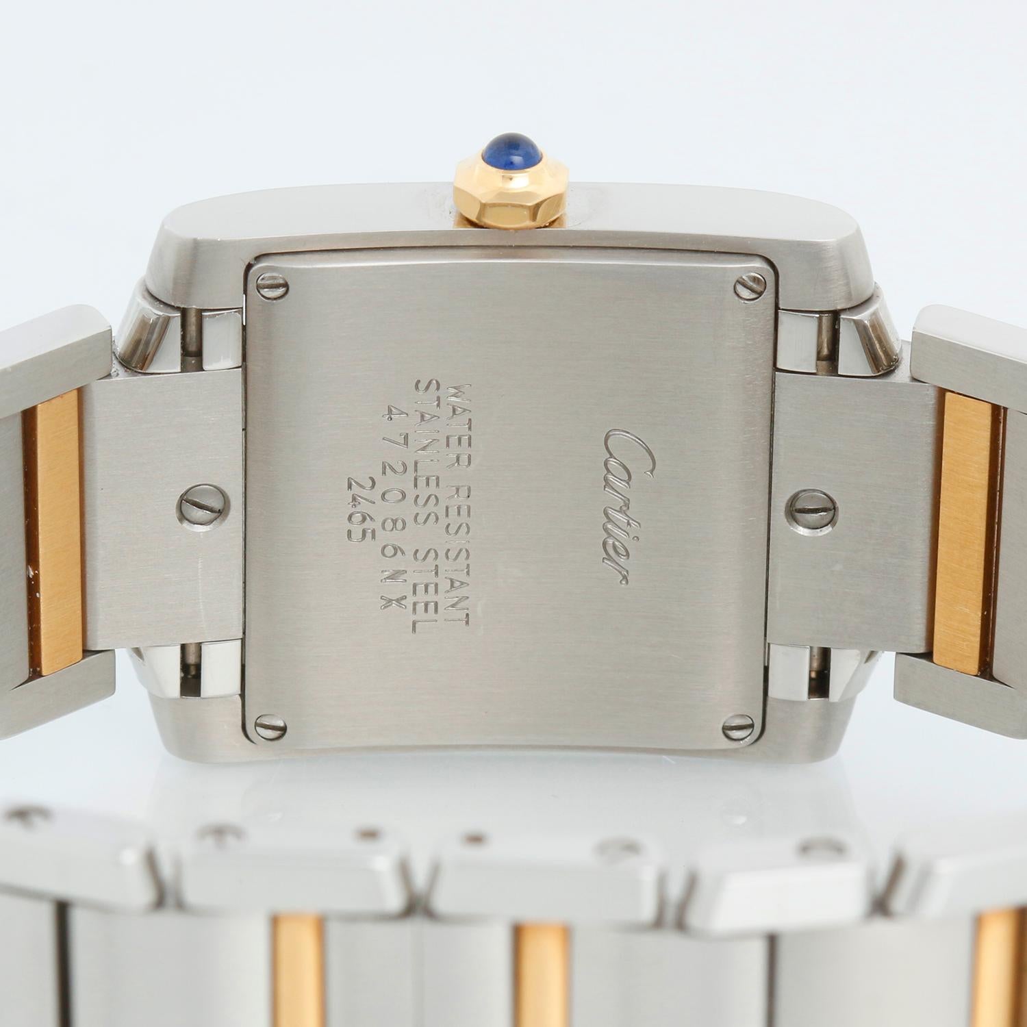 Cartier Tank Francaise Midsize Stainless Steel & Yellow Gold  Watch 2465 W51012Q 1