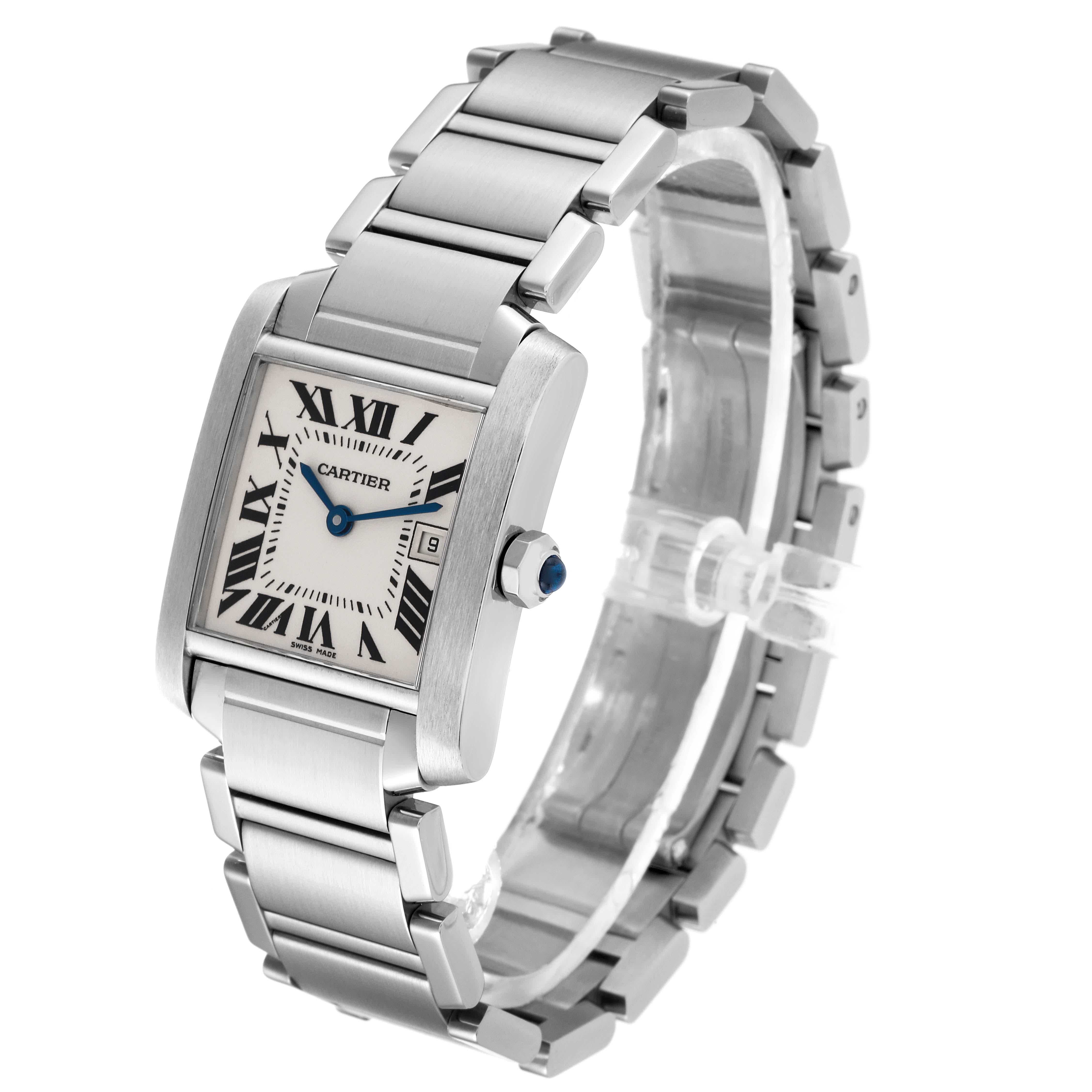 Cartier Tank Francaise Midsize Steel Ladies Watch W51011Q3 3