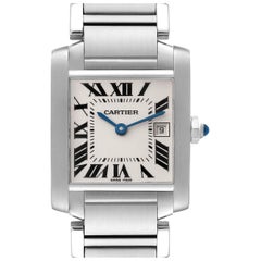 Cartier Tank Francaise Midsize Steel Ladies Watch W51011Q3 Cartier Tank Francaise Midsize Steel Ladies Watch W51011Q3