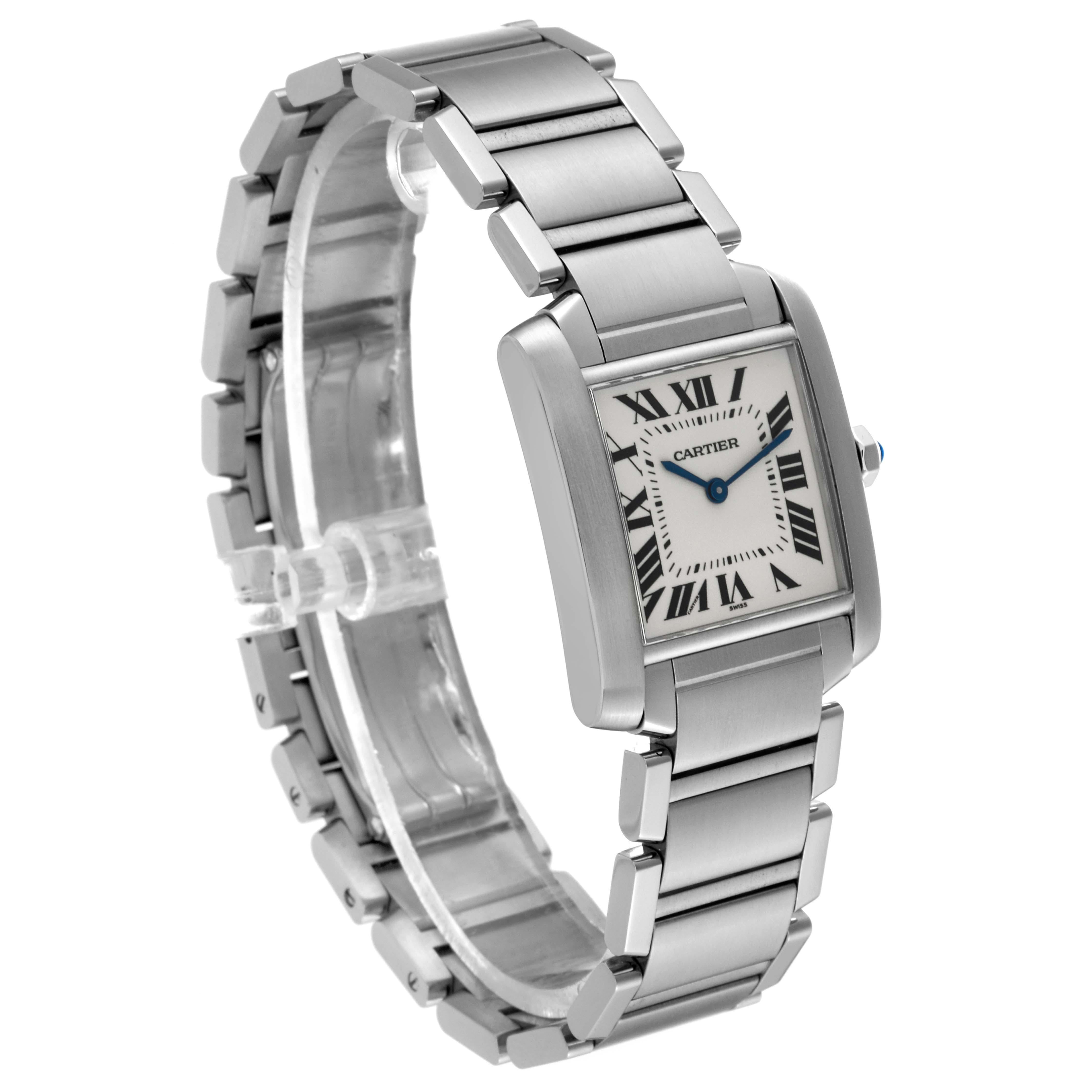 Cartier Tank Francaise Midsize Steel Ladies Watch WSTA0005 3