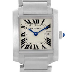 Cartier Tank Francaise Midsize Steel Women’s Watch W51011Q3