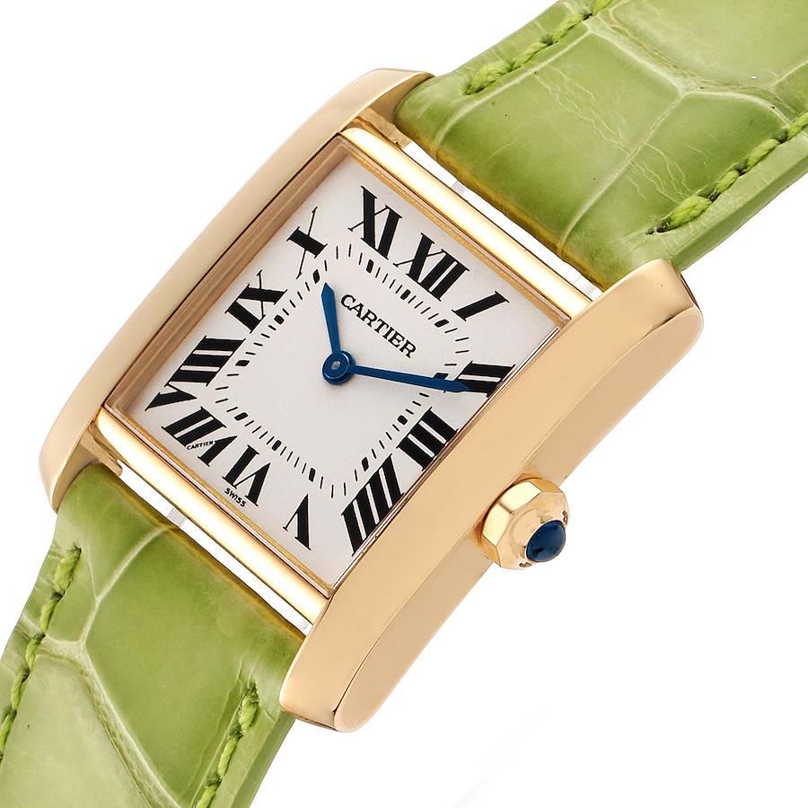 Cartier Tank Francaise Midsize Yellow Gold Ladies Watch W5000356 Box Papers For Sale 1
