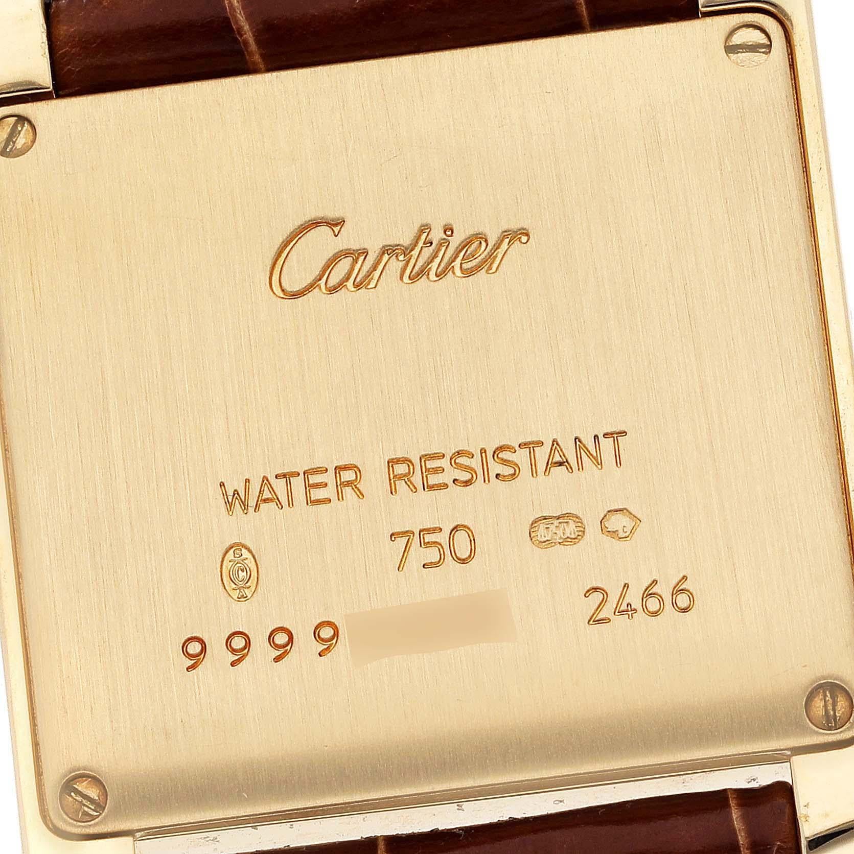 Cartier: Gelbgold-Damenuhr Tank Francaise W5001456, Midsize 3