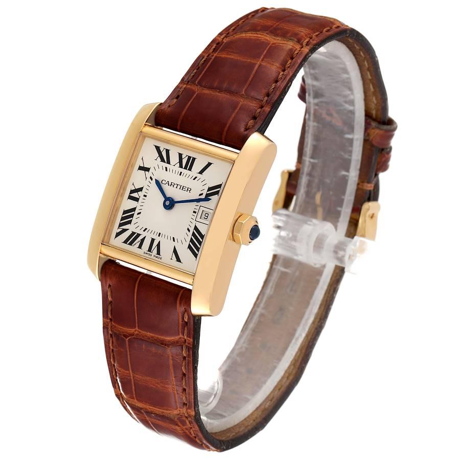 cartier tank francaise leather strap