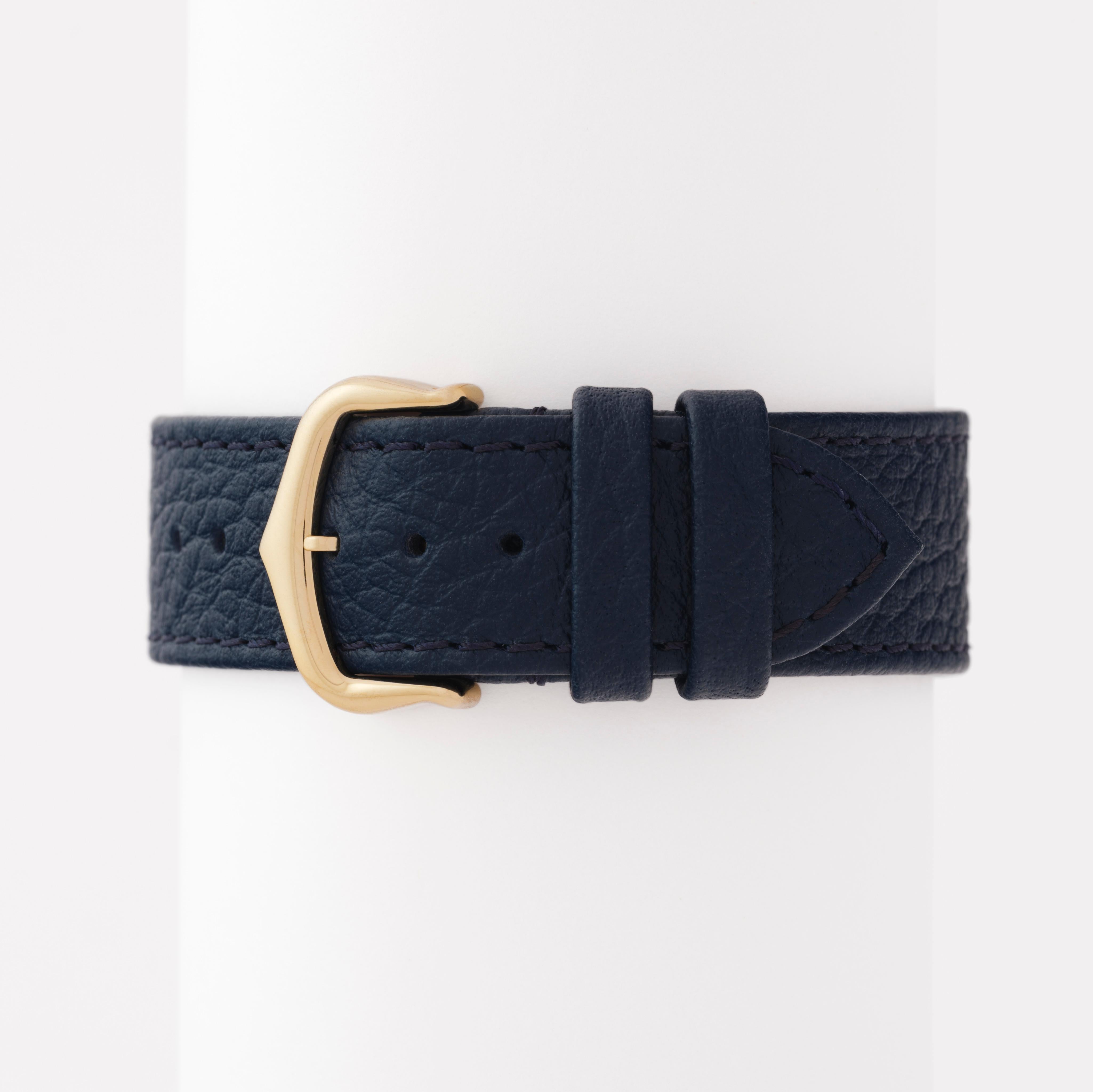 Orologio Cartier Tank Française Modello 1821 in oro giallo 18 carati in vendita 3