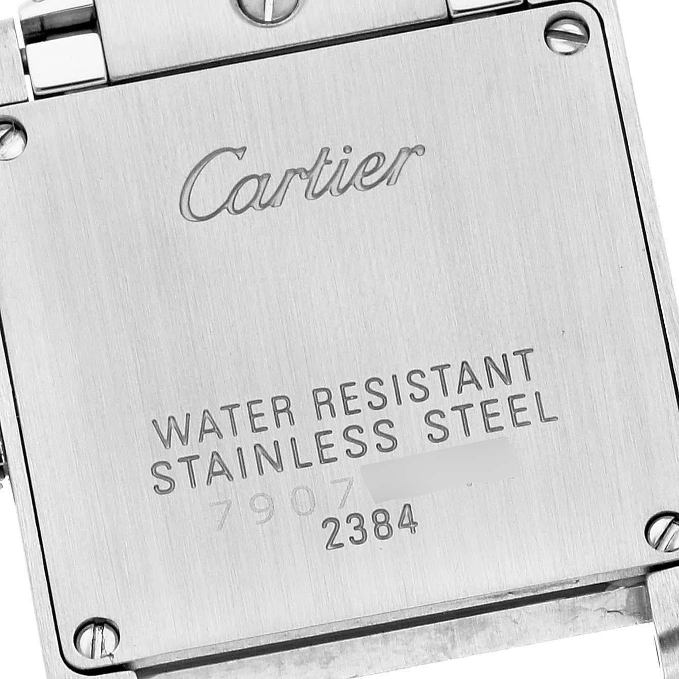 Cartier Tank Francaise Quadrante Madreperla Orologio da donna in acciaio W51028Q3 In condizioni ottime a Atlanta, GA