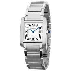 Cartier Tank Française Quartz Movement Medium Model Men's Watch WSTA0005