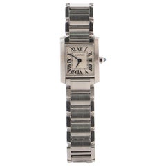 Cartier Tank Francaise Quartz Watch Stainless Steel 20