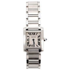 Cartier Tank Francaise Quartz Watch Stainless Steel 20