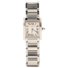 Cartier Tank Francaise Quartz Watch Stainless Steel 20