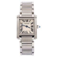Orologio Cartier Tank Francaise al quarzo in acciaio inossidabile
