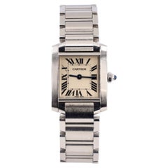 Cartier Tank Francaise Orologio al quarzo in acciaio inossidabile 20