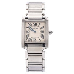Cartier Tank Francaise Quartz Watch Stainless Steel 25