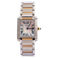 Cartier Tank Francaise Quartz Watch Stainless Steel and Rose Gold