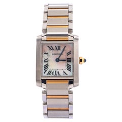 Cartier Tank Francaise Quartz Watch Stainless Steel and Rose Gold