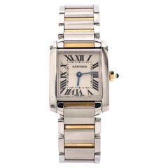 Cartier Tank Francaise Quartz Watch Stainless Steel and Yellow Gold