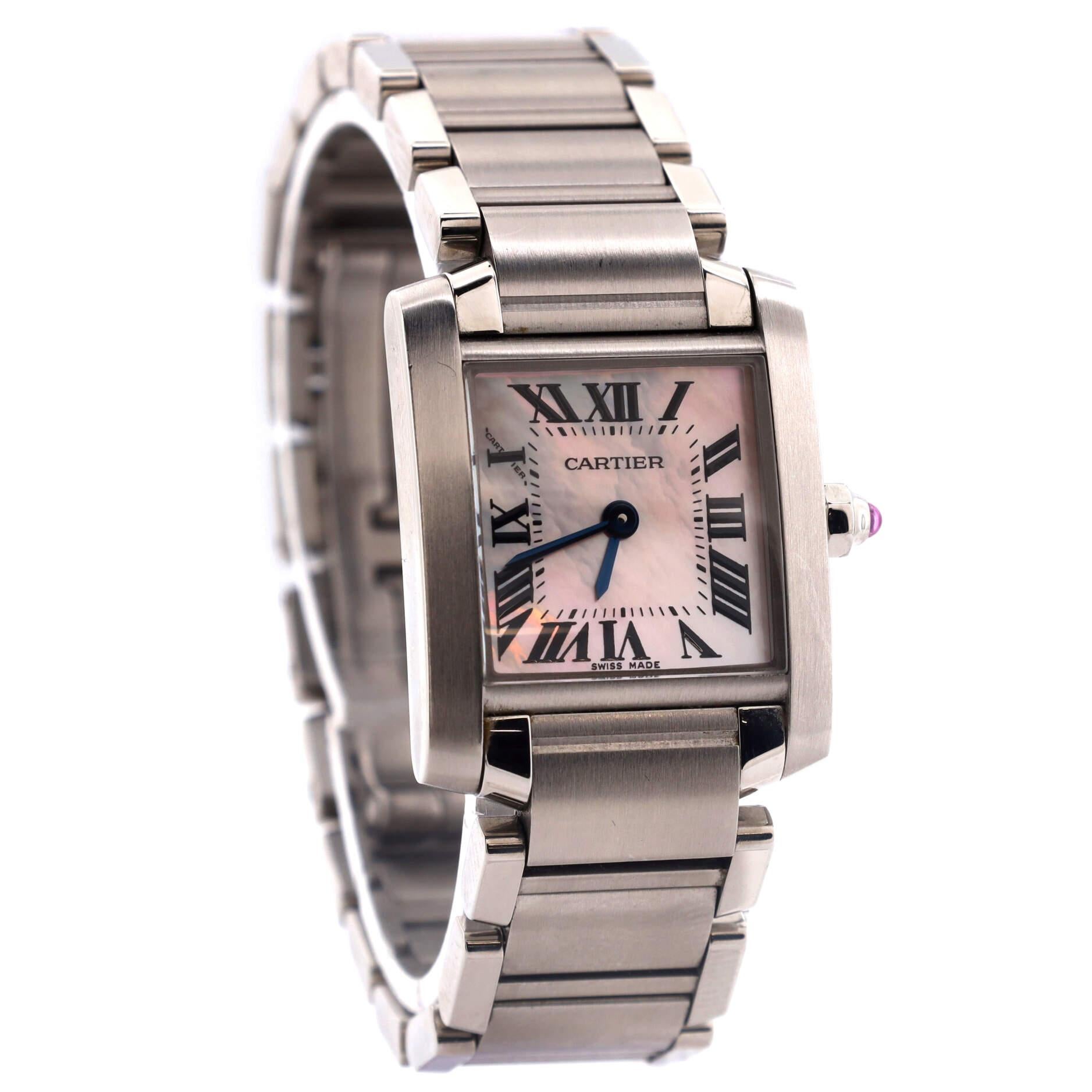 Condition: Very good. Moderate scratches and wear throughout. Wear and scratches on case and bracelet.
Accessories: Warranty Card - Dated, Instruction Booklet
Measurements: Case Size/Width: 20mm, Watch Height: 6mm, Band Width: 15mm, Wrist