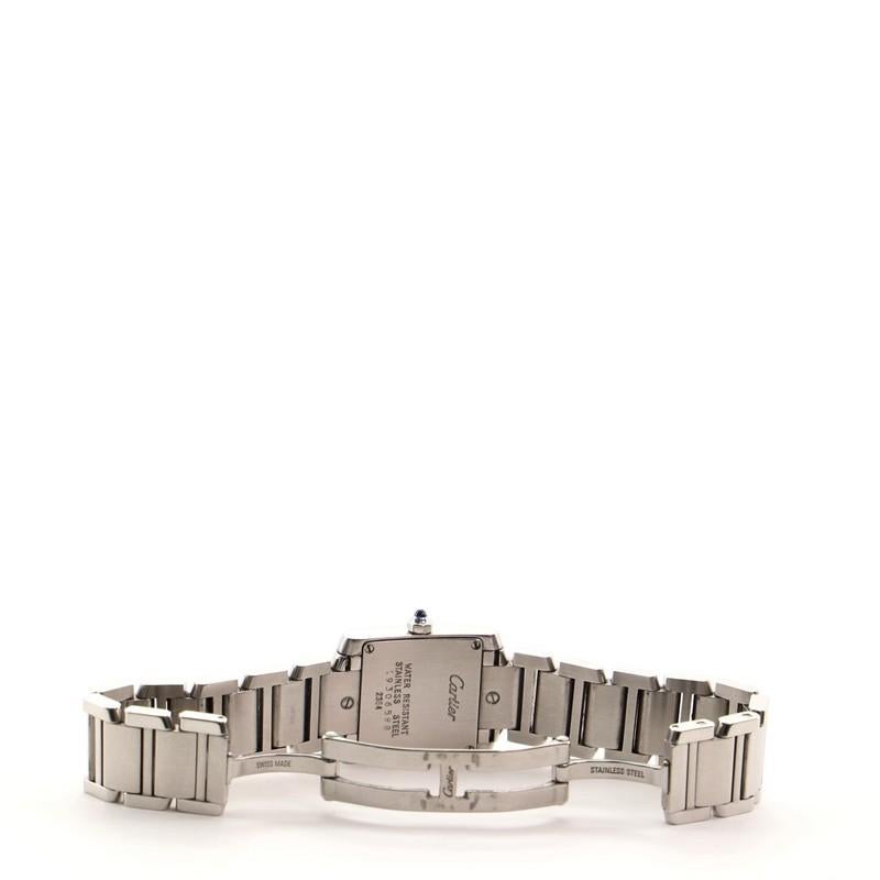 Cartier Tank Francaise Quartz Watch Watch Stainless Steel 20 1