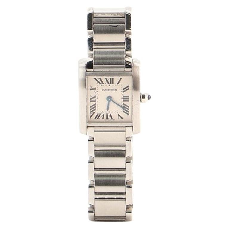 Cartier Tank Francaise Quartz Watch Watch Stainless Steel 20